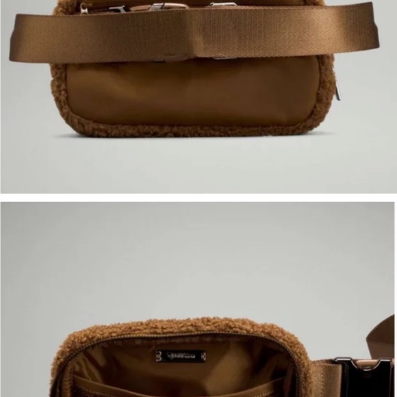 SOLD! Lululemon Athletica Everywhere Belt Bag Fleece Burnt Carmel - Picture 3 of 5